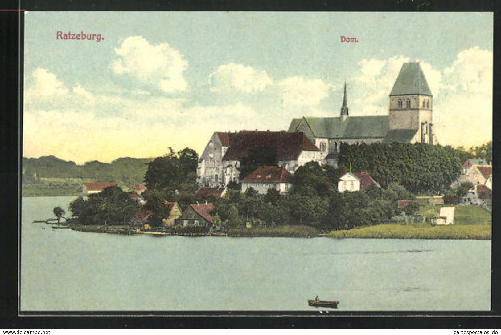 AK Ratzeburg, Blick Vom See Aus Auf Den Dom - Ratzeburg