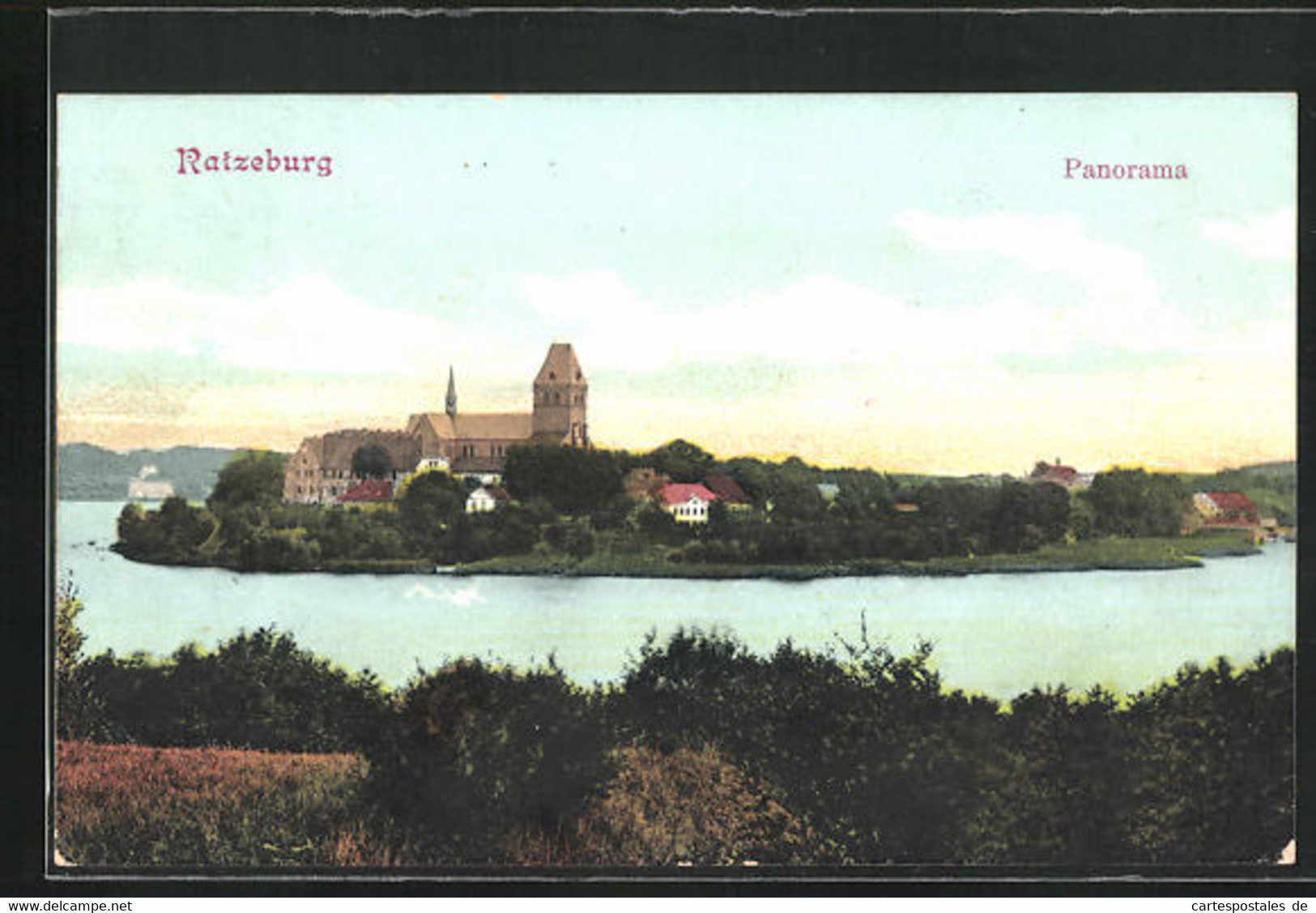 AK Ratzeburg, Panoramablick Mit See - Ratzeburg