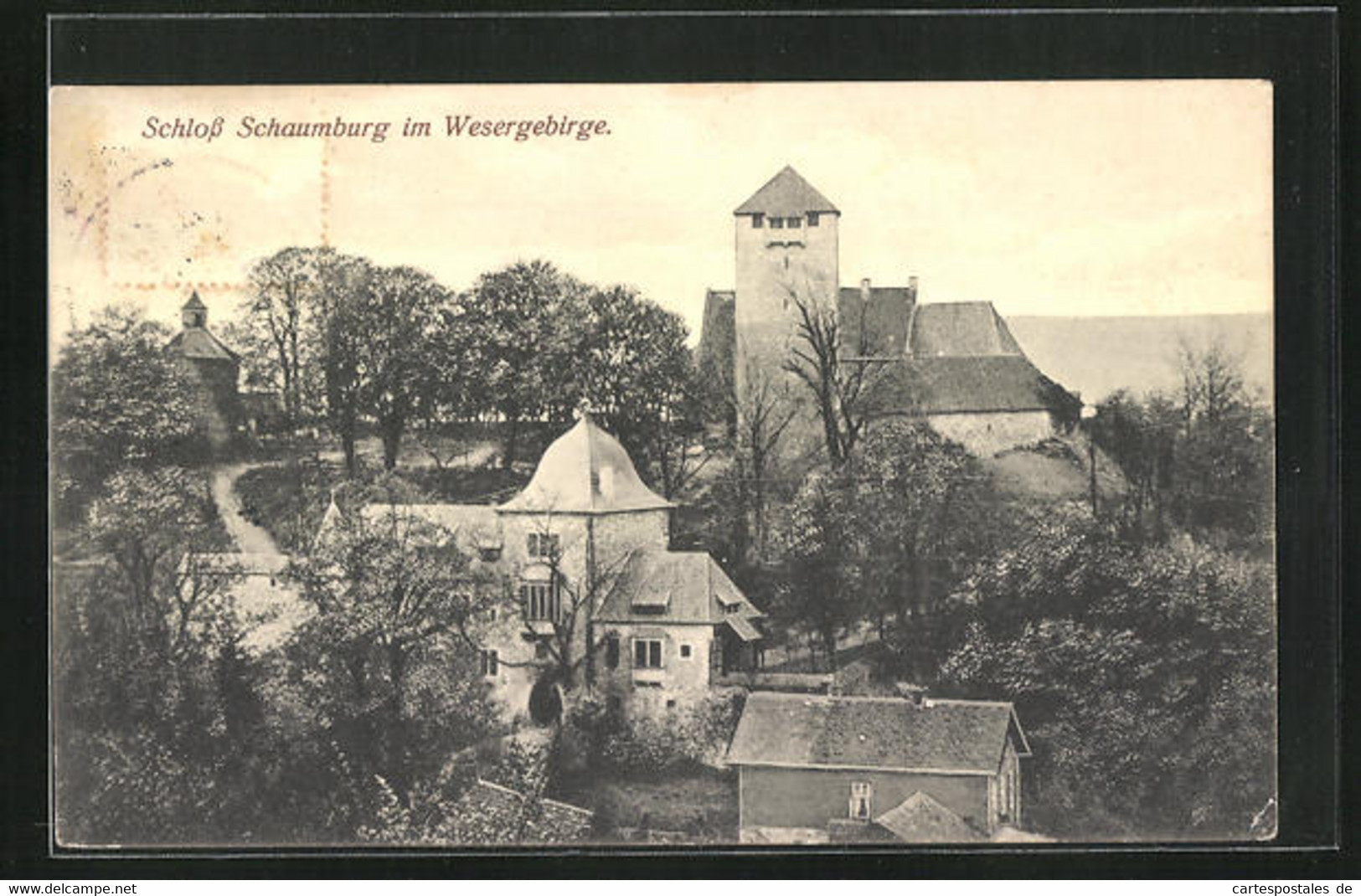 AK Rinteln, Ansicht Von Schaumburg Mit Burgturm - Schaumburg