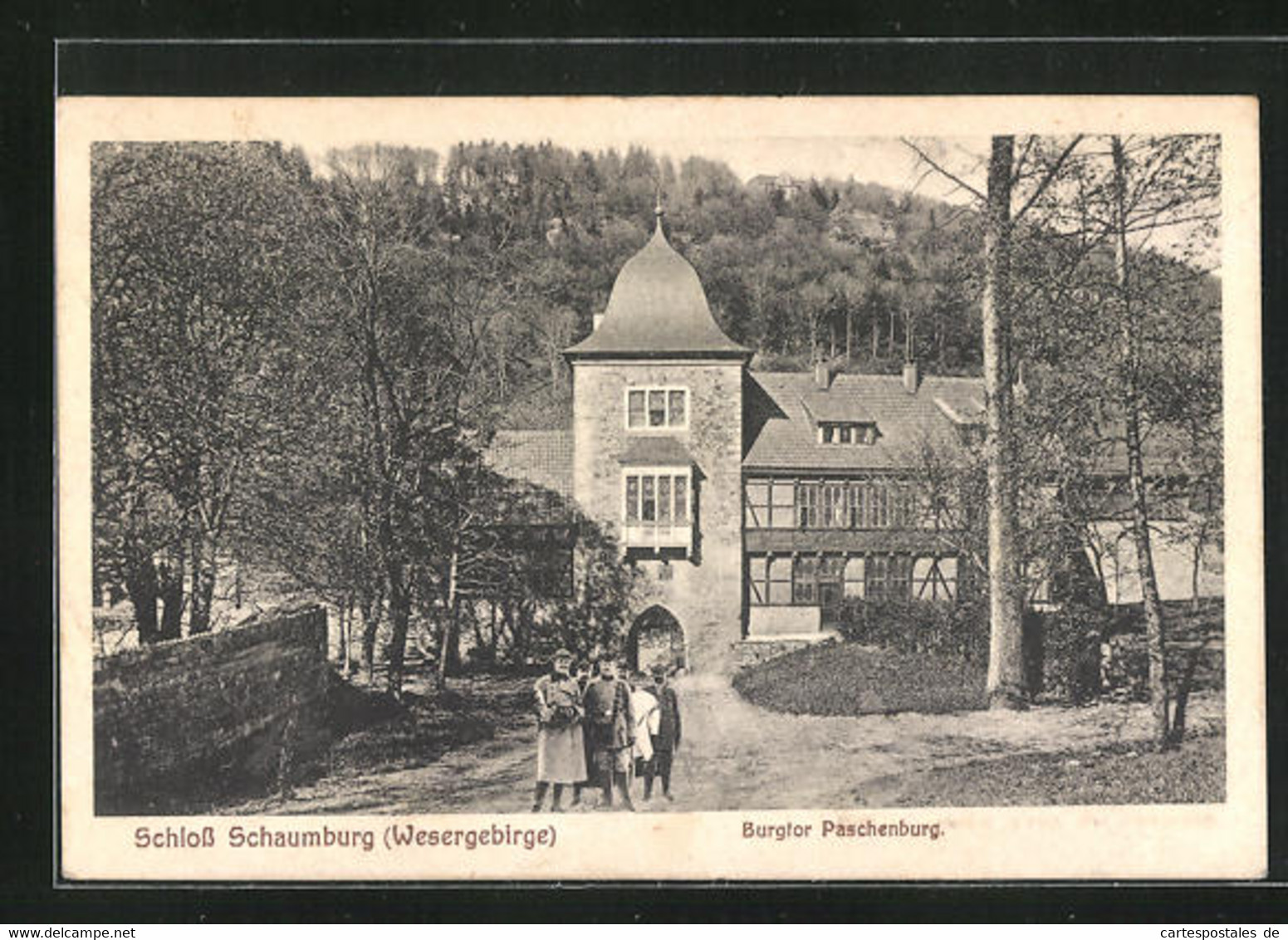 AK Rinteln, Schloss Schaumburg Und Burgtor Paschenburg - Schaumburg