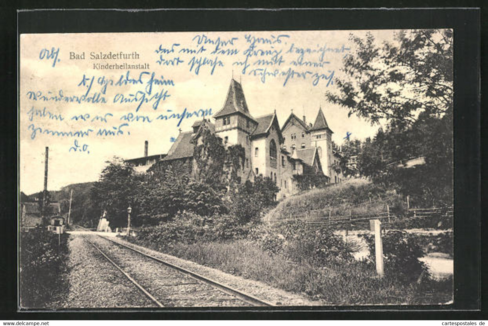 AK Bad Salzdetfurth, Kinderheilanstalt An Der Bahnlinie - Bad Salzdetfurth