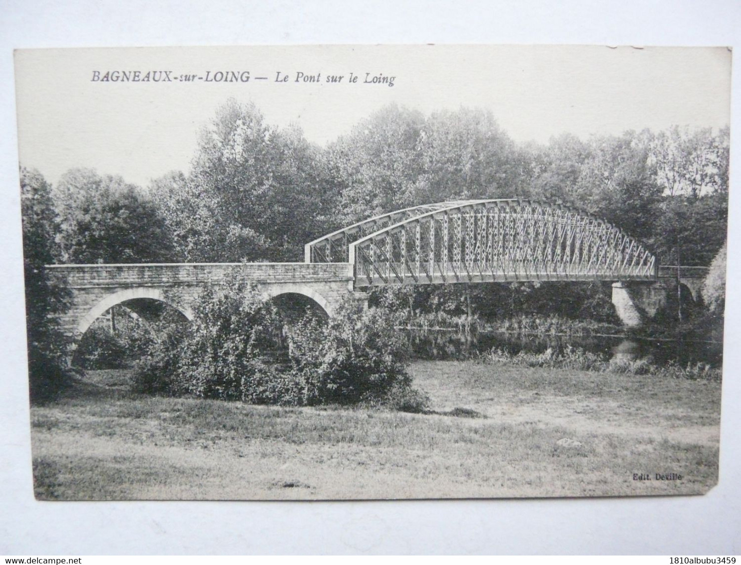 CPA 77 SEINE ET MARNE - BAGNEAUX SUR LOING : Le Pont Sur Le Loing - Bagneaux Sur Loing