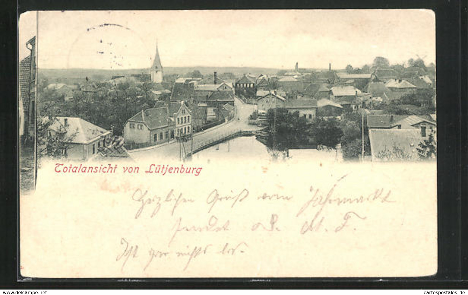 AK Lütjenburg, Totale Aus Der Vogelschau - Luetjenburg