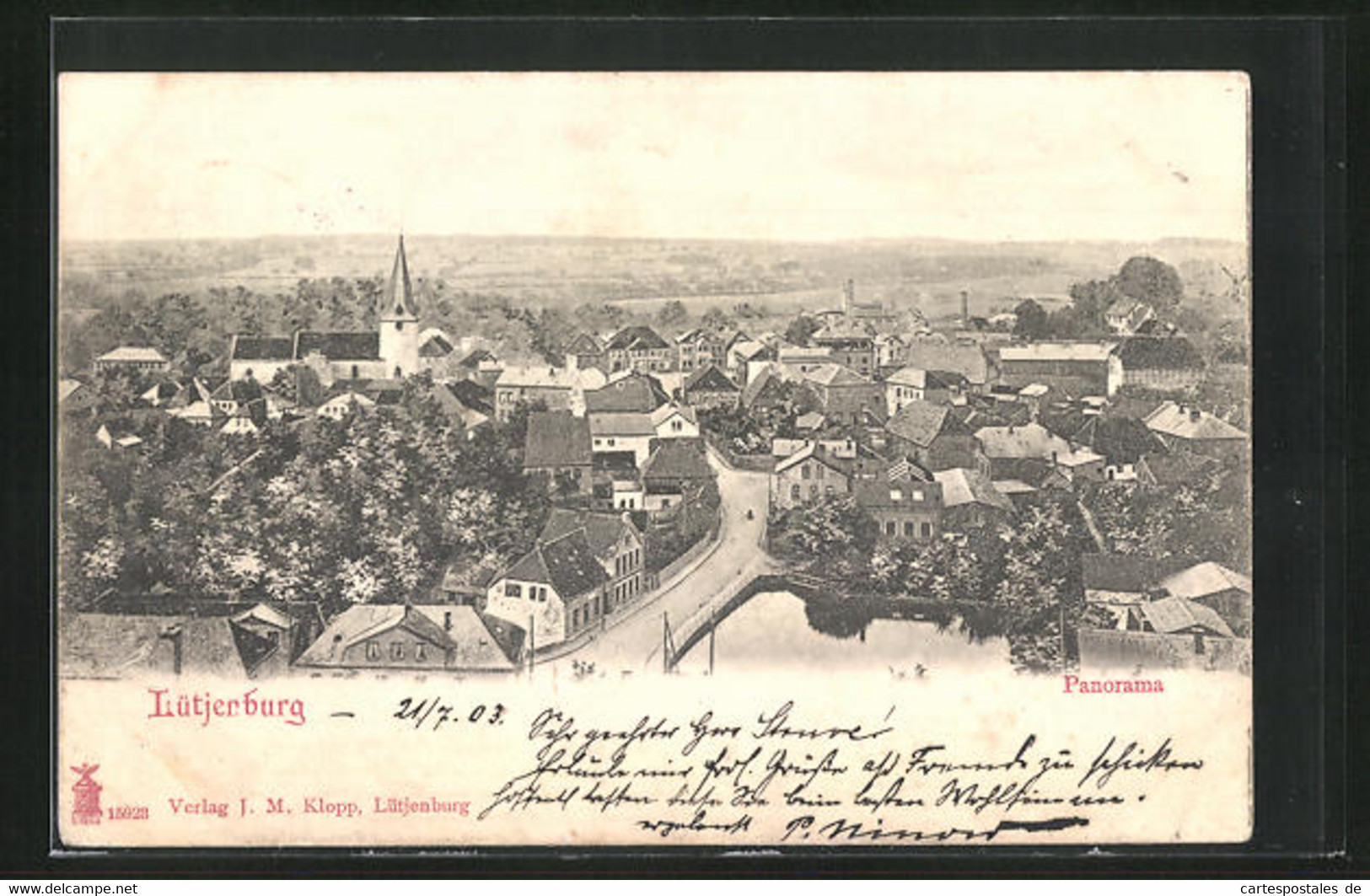 AK Lütjenburg, Panoramablick Aus Der Vogelschau - Luetjenburg