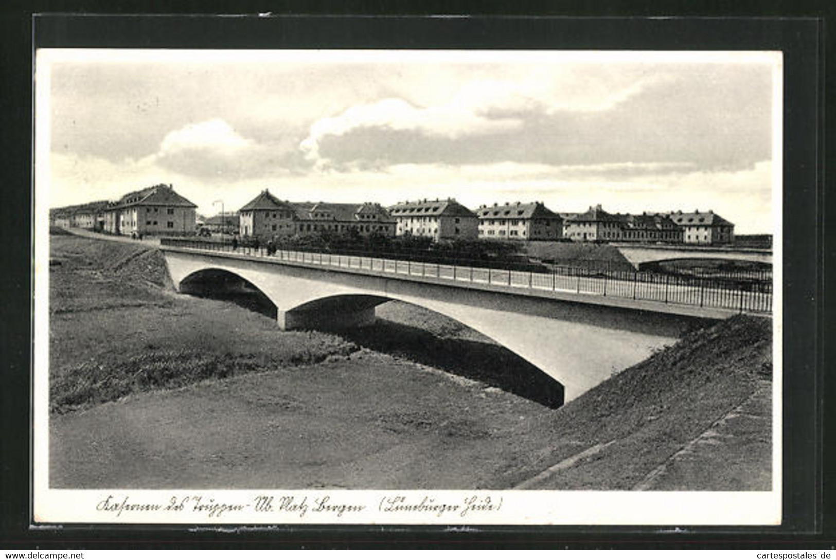 AK Bergen, Brücke Zur Kaserne Auf Dem Truppenübungsplatz - Bergen