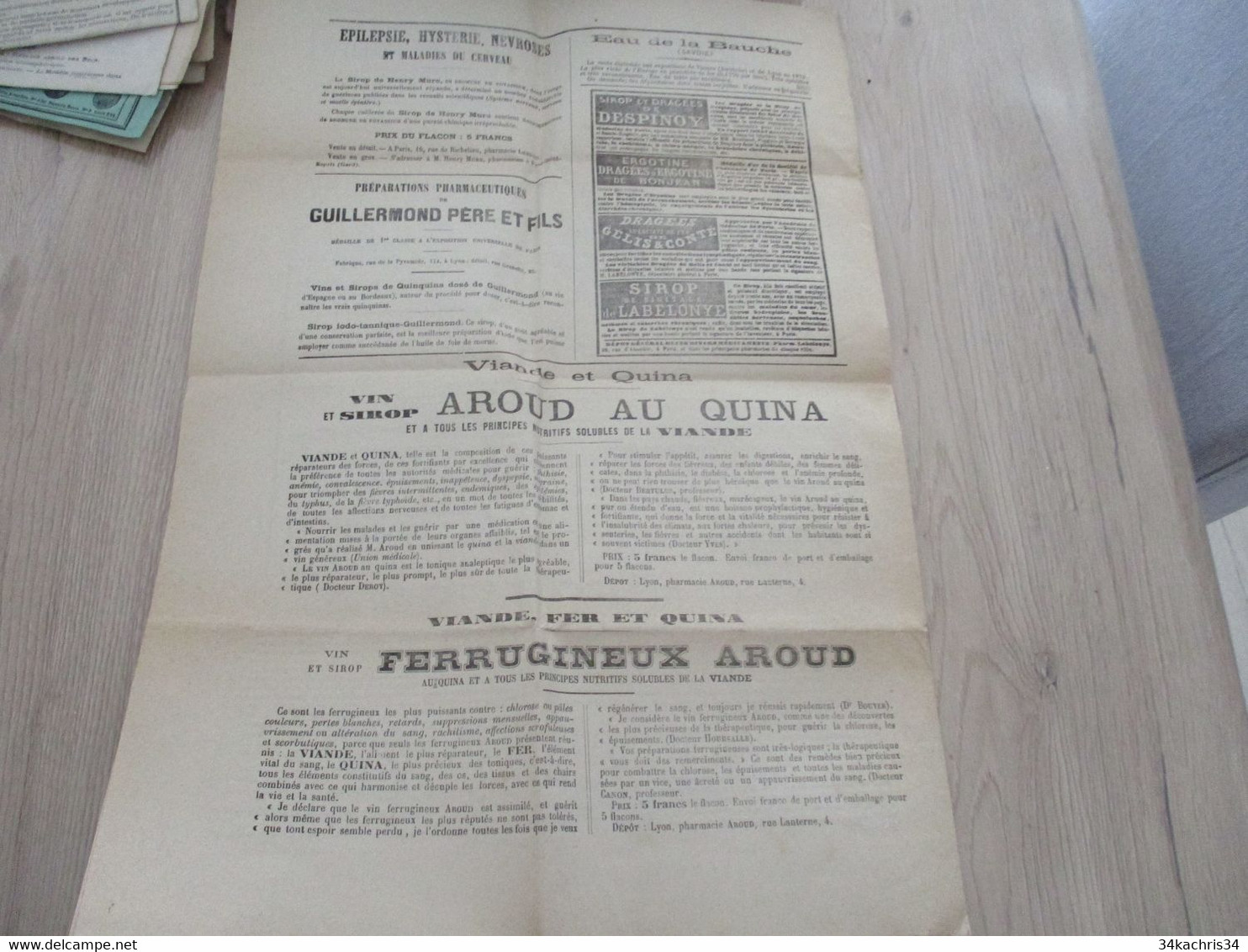 Bulletin Des Eaux Minérales De Savoie 15/04/1874 N°6 2 ème Année - 1850 - 1899