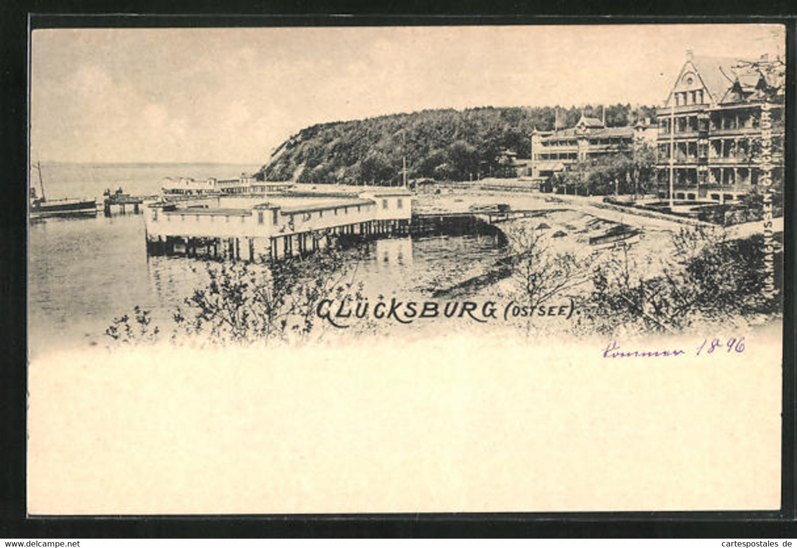 AK Glücksburg, Blick Auf Die Strandpromenade - Gluecksburg