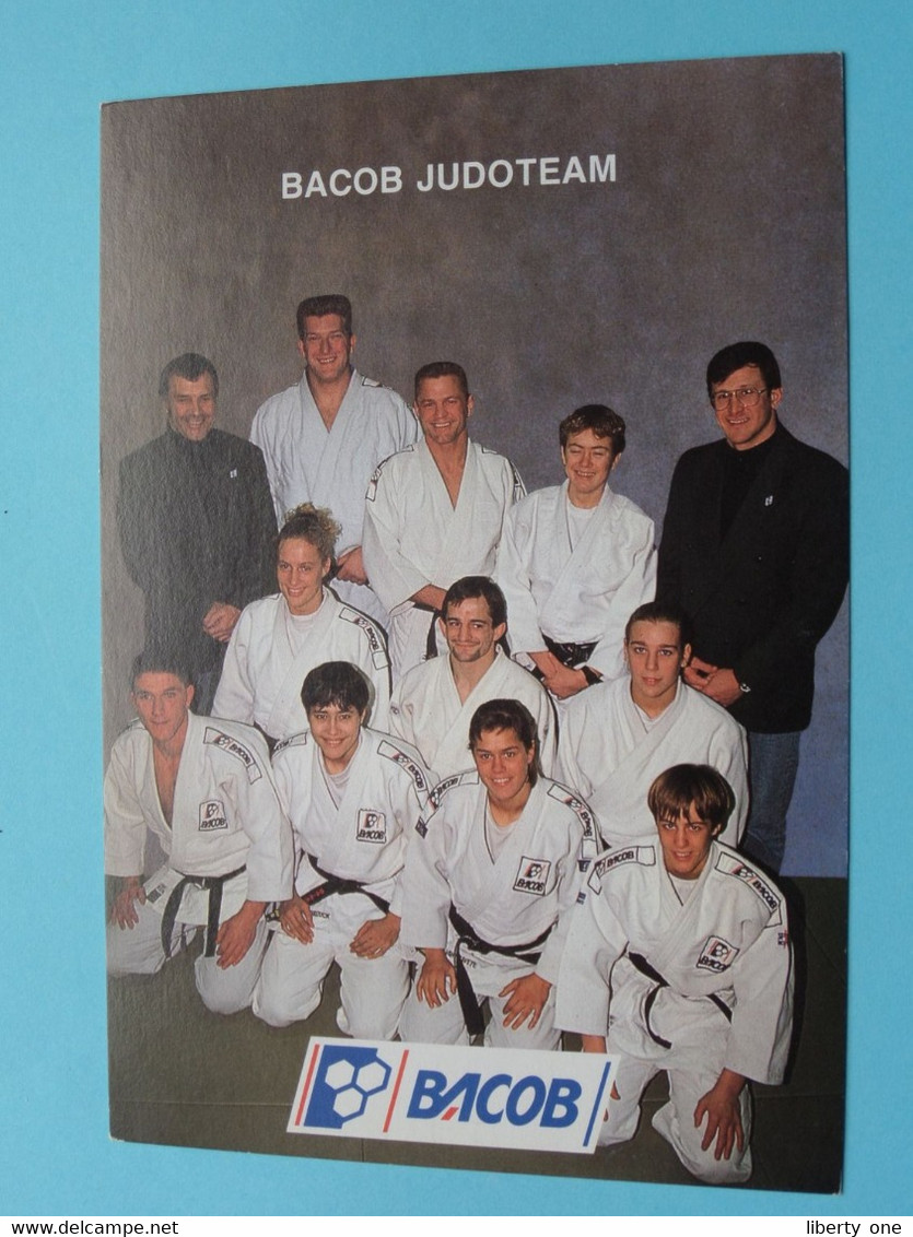 JUDOTEAM ( BACOB ( Zie/voir Foto ) Anno 19?? ( Blanco Achterzijde ) België ! - Martiaux