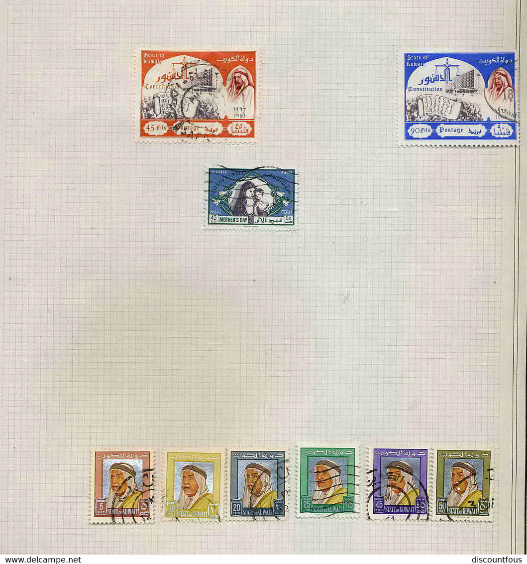 depart 1 euro 36-collection de timbres du moyen orient arabie saoudite arabia midle east stamps - see pictures