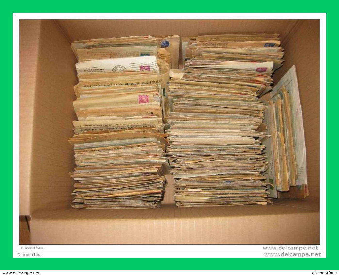 Depart 1 Euro - 52-carton 1500 Lettres Cartes Postales De 1900/1960 Krag Daguin Enveloppes Illustrées - 248 Scans TB Lot - Collections