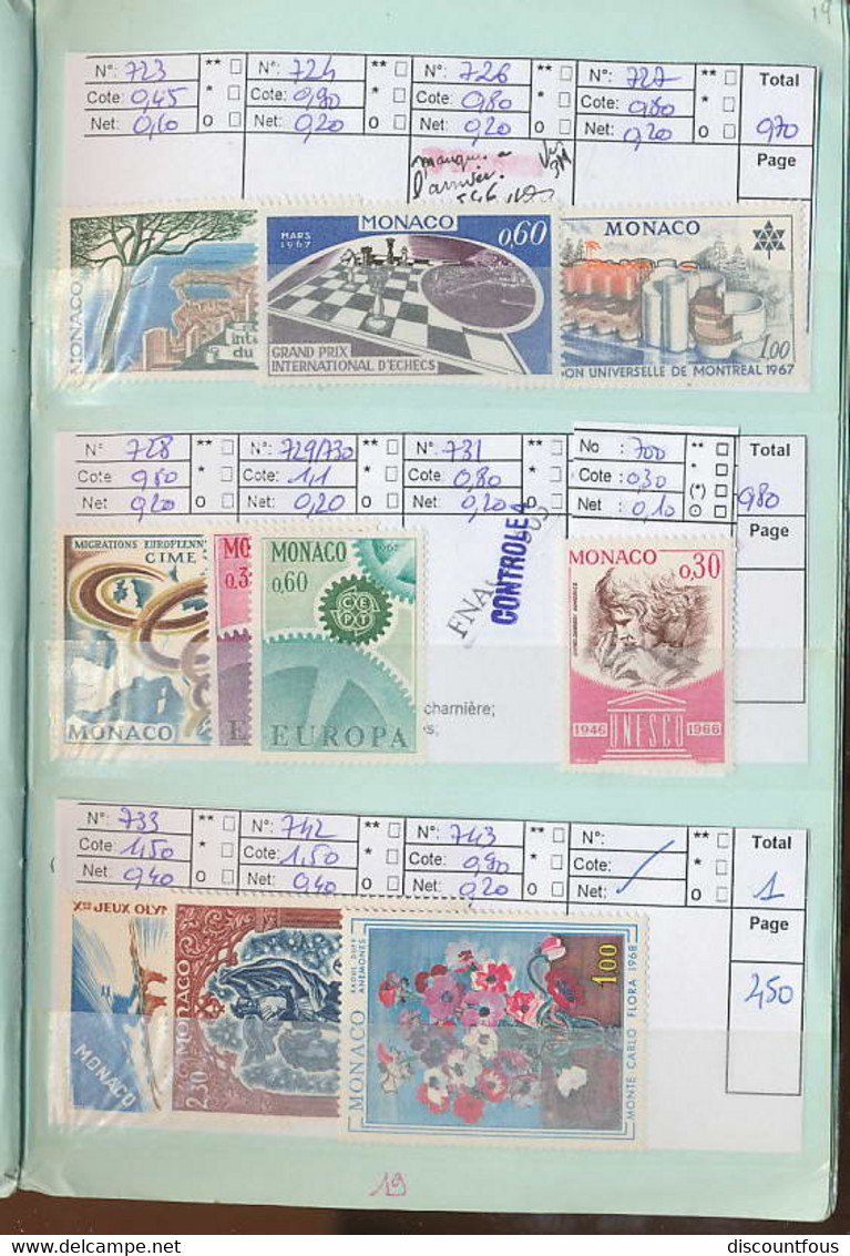 depart 1 euro 61-monaco 2 carnets de circulation valeur + de 280 euros 19 scans à voir