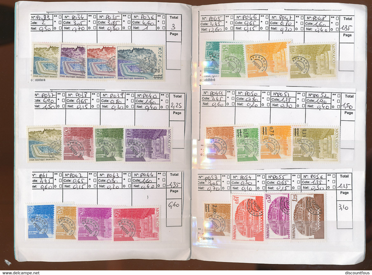 depart 1 euro 61-monaco 2 carnets de circulation valeur + de 280 euros 19 scans à voir