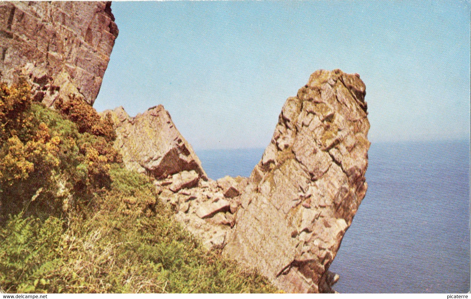 The Hanging Rock (nr. Longy Bay),Alderney-Pub.by States Of Alderney C1960s-ile Aurigny - Alderney