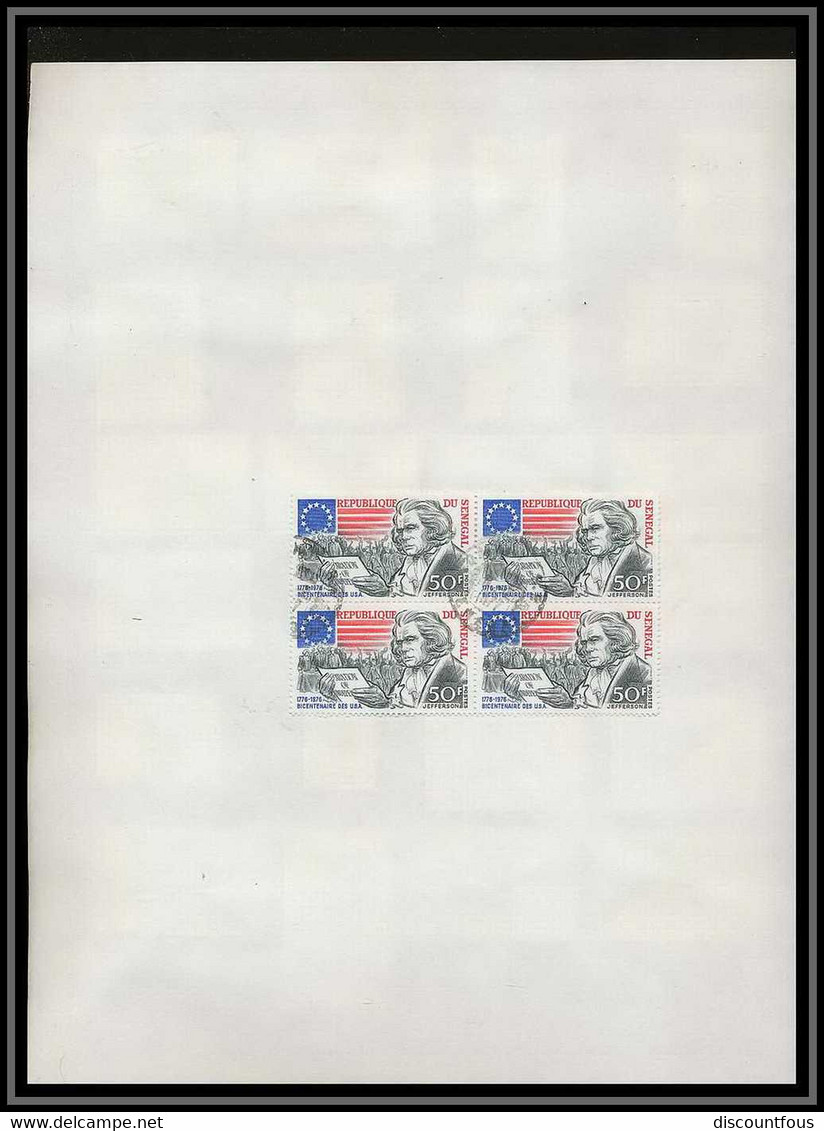 depart 1 euro 67-collection de timbres du sénégal + courriers Non dentelé ** MNH (Imperforate)- 73 scans à voir