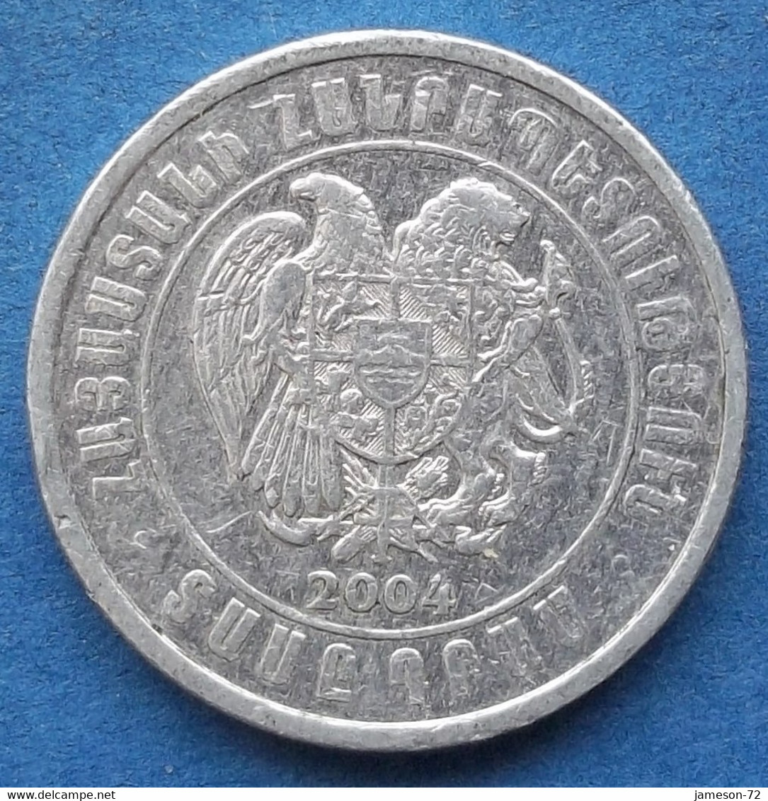 ARMENIA - 10 Dram 2004 KM# 112 Independent Republic (1991) - Edelweiss Coins - Arménie