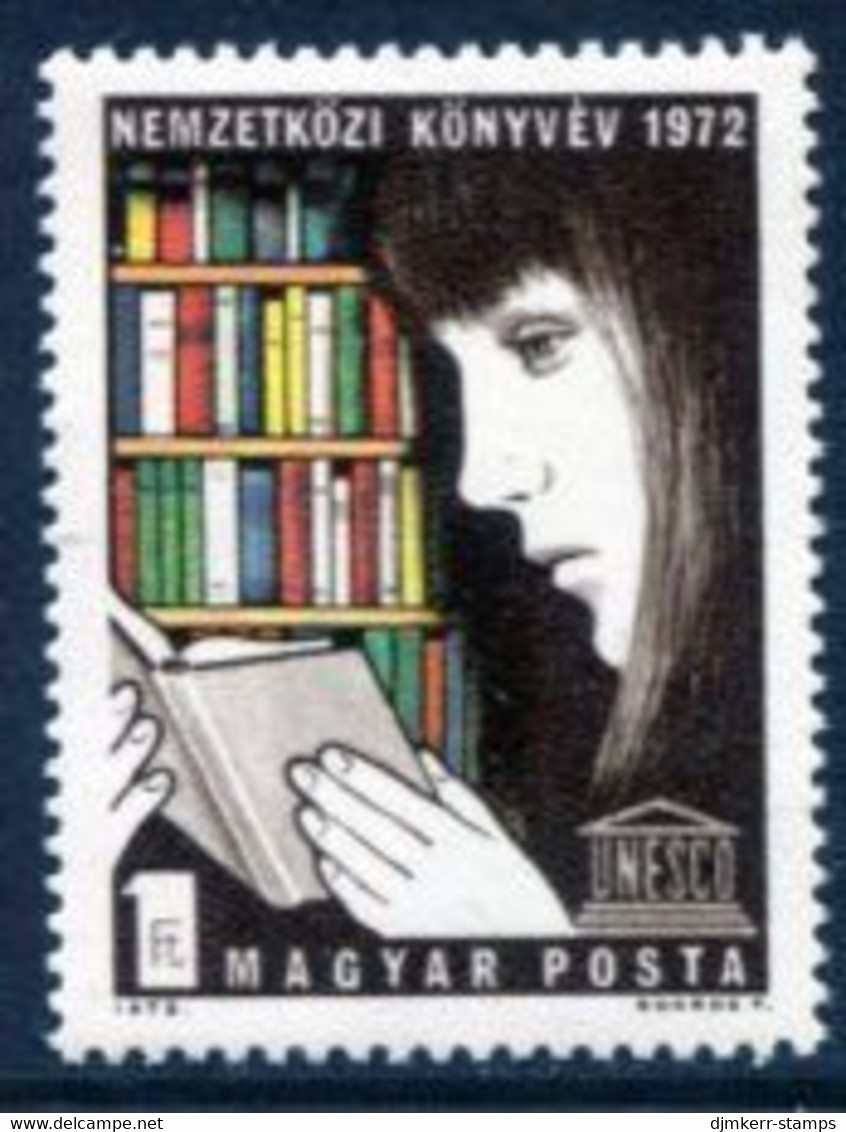 HUNGARY 1972 International Book Year MNH / **.  Michel 2759 - Neufs