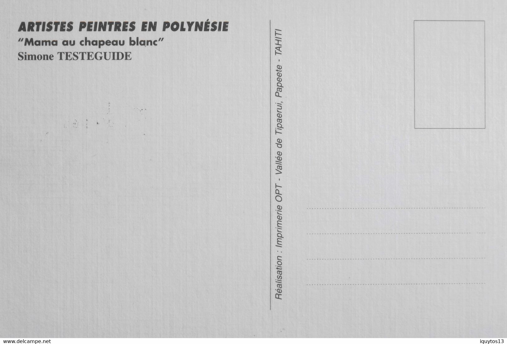 Carte Postale FDC 1995 - 1er Jour POLYNESIE FRANCAISE - Artistes Peintres En Polynésie - Superbe - Cartes-maximum