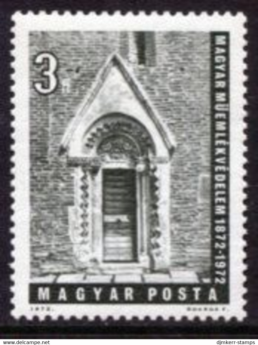 HUNGARY 1972 Protection Of Monuments MNH / **.  Michel 2741 - Unused Stamps