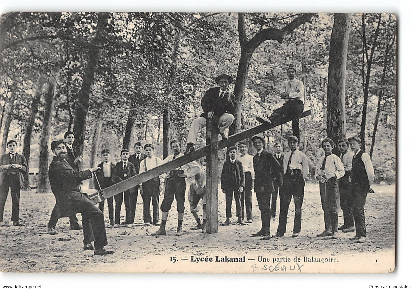 CPA 92 Sceaux Lycée Lakanal Une Partie De Balançoire - Sceaux