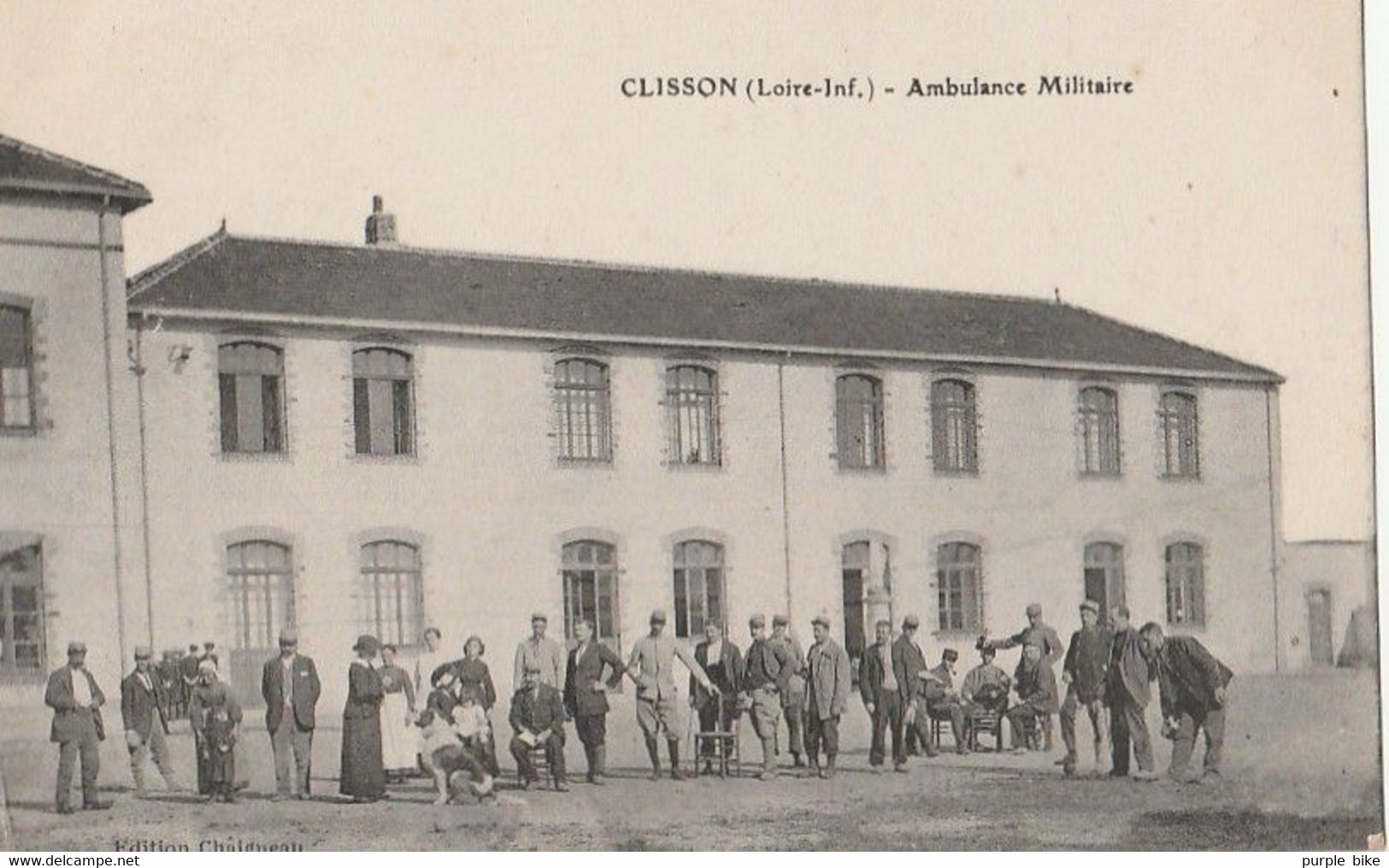 DPT 44 CLISSON Ambulance Militaire CPA TBE - Clisson