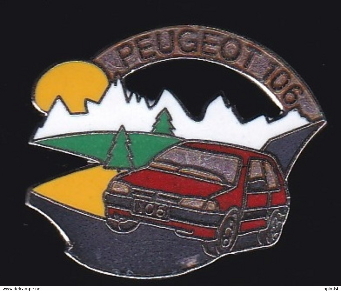 71627- Pin's-Peugeot 106 Signé Démons Et Merveilles. - Peugeot