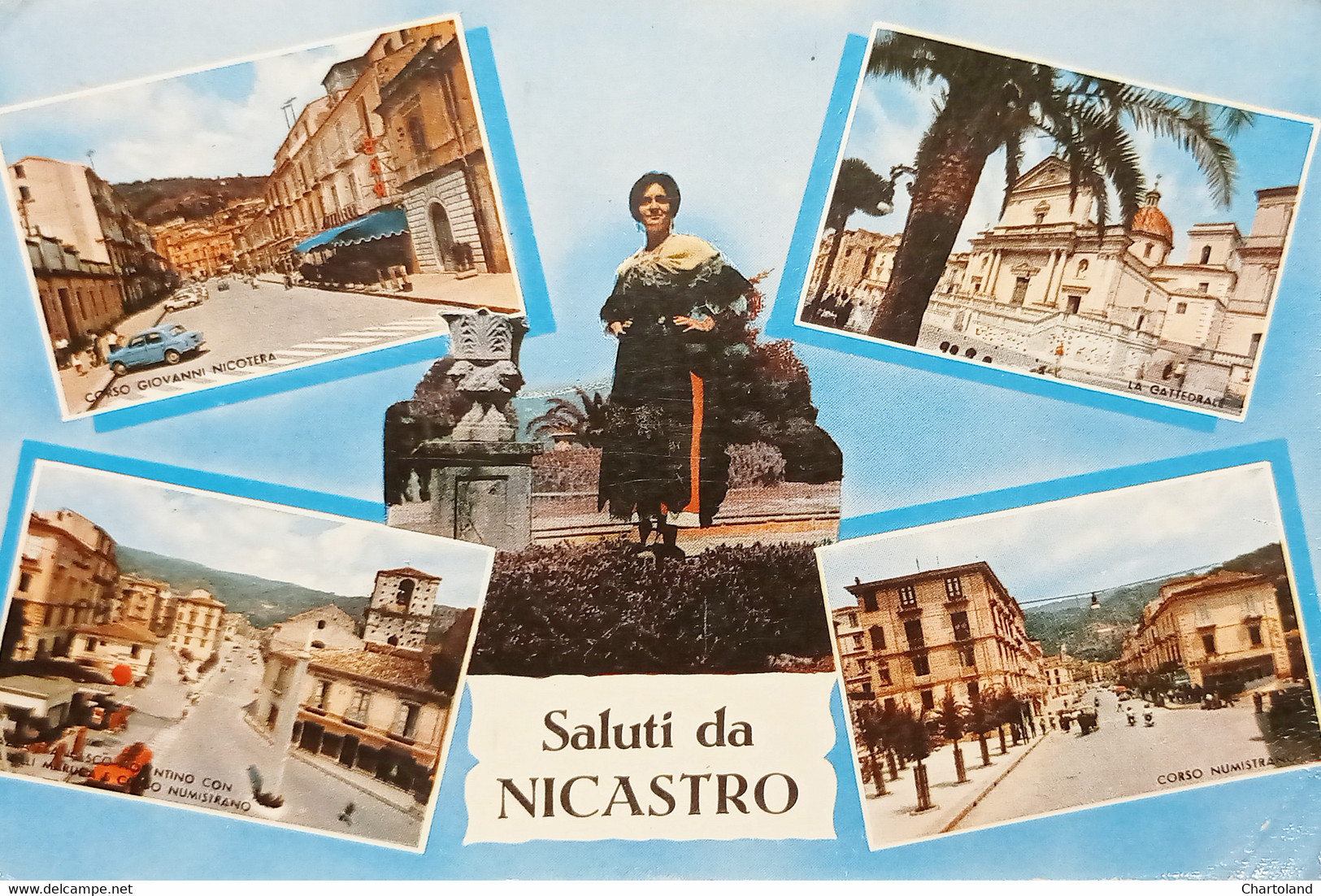 Cartolina - Saluti Da Nicastro - Vedute Diverse - 1962 - Catanzaro