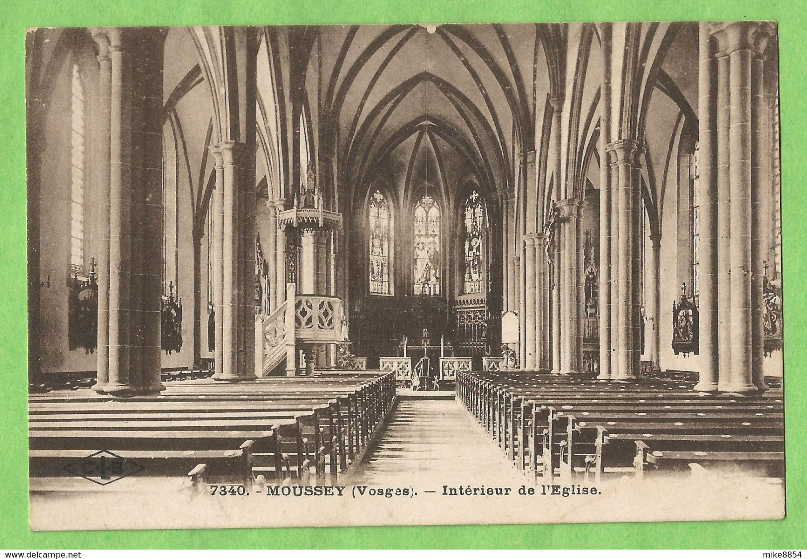 F0877   CPA    MOUSSEY  (Vosges)  Intérieur De L'Eglise   ++++++ - Moussey