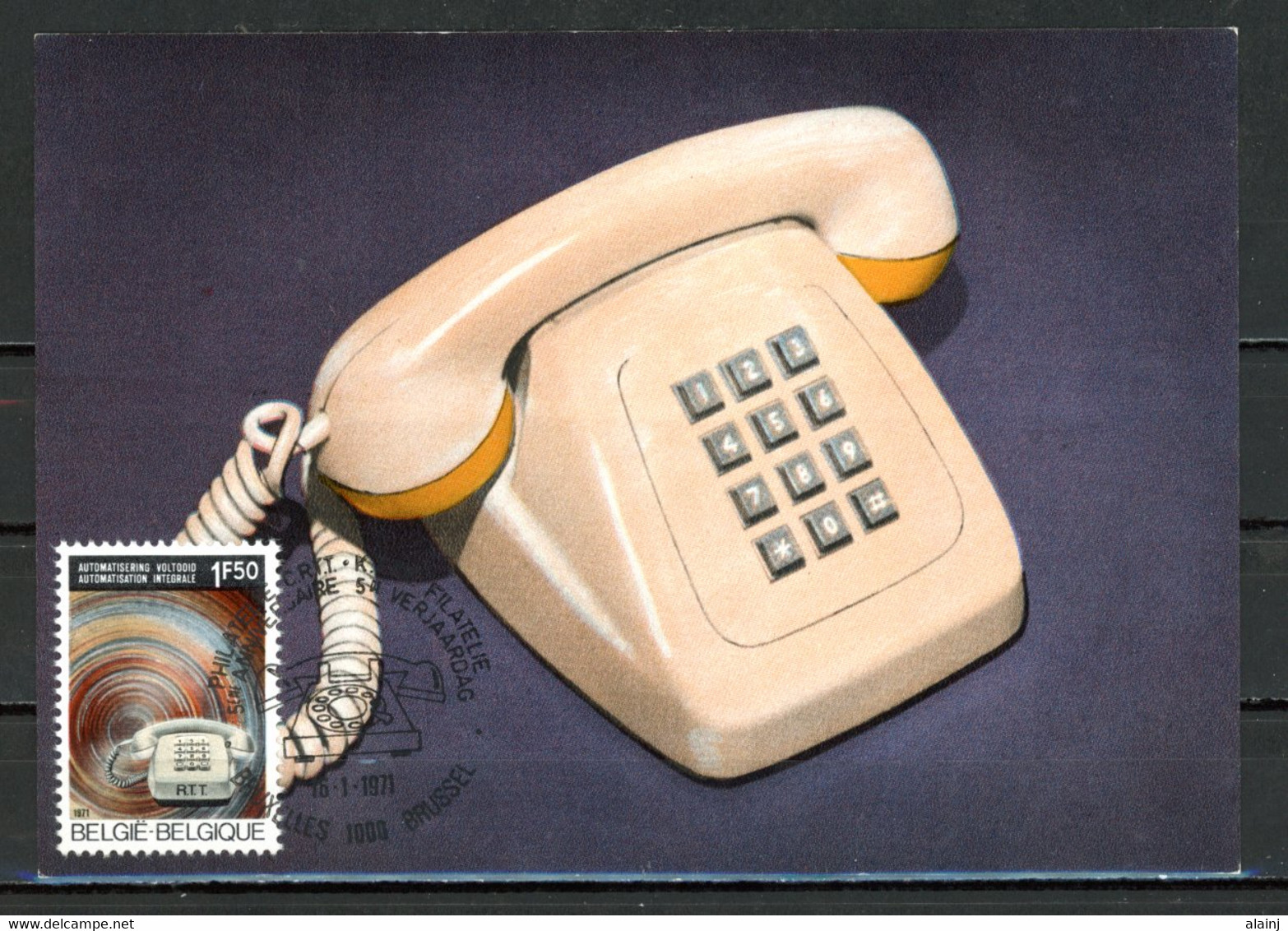 BE   CM 1567    ---   Automatisation Réseau Teléphonique - 1961-1970