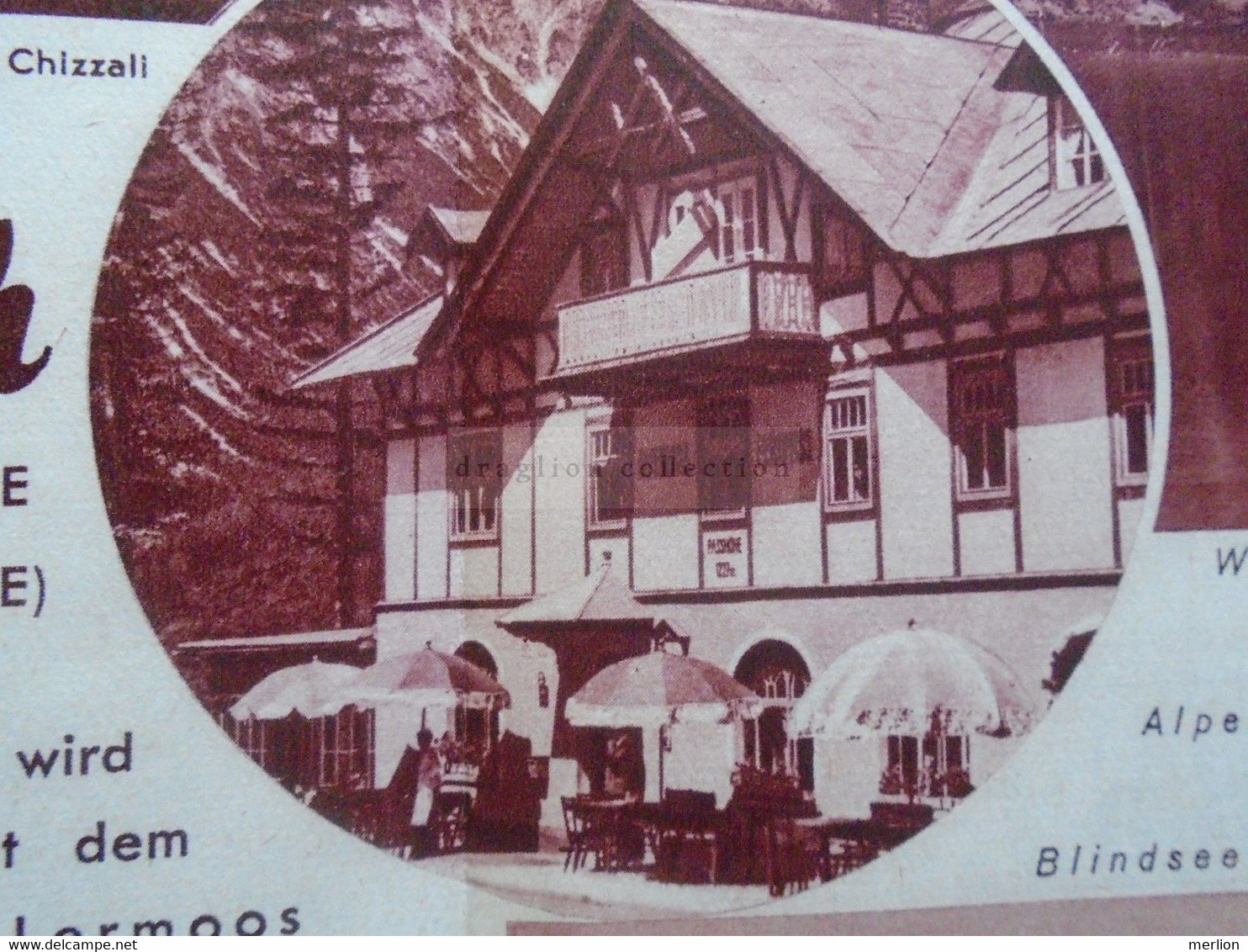 E0259  Tourism Brochure   NASSEREITH - Fernpass In TIROL  Österreich Ca 1930's - Europe