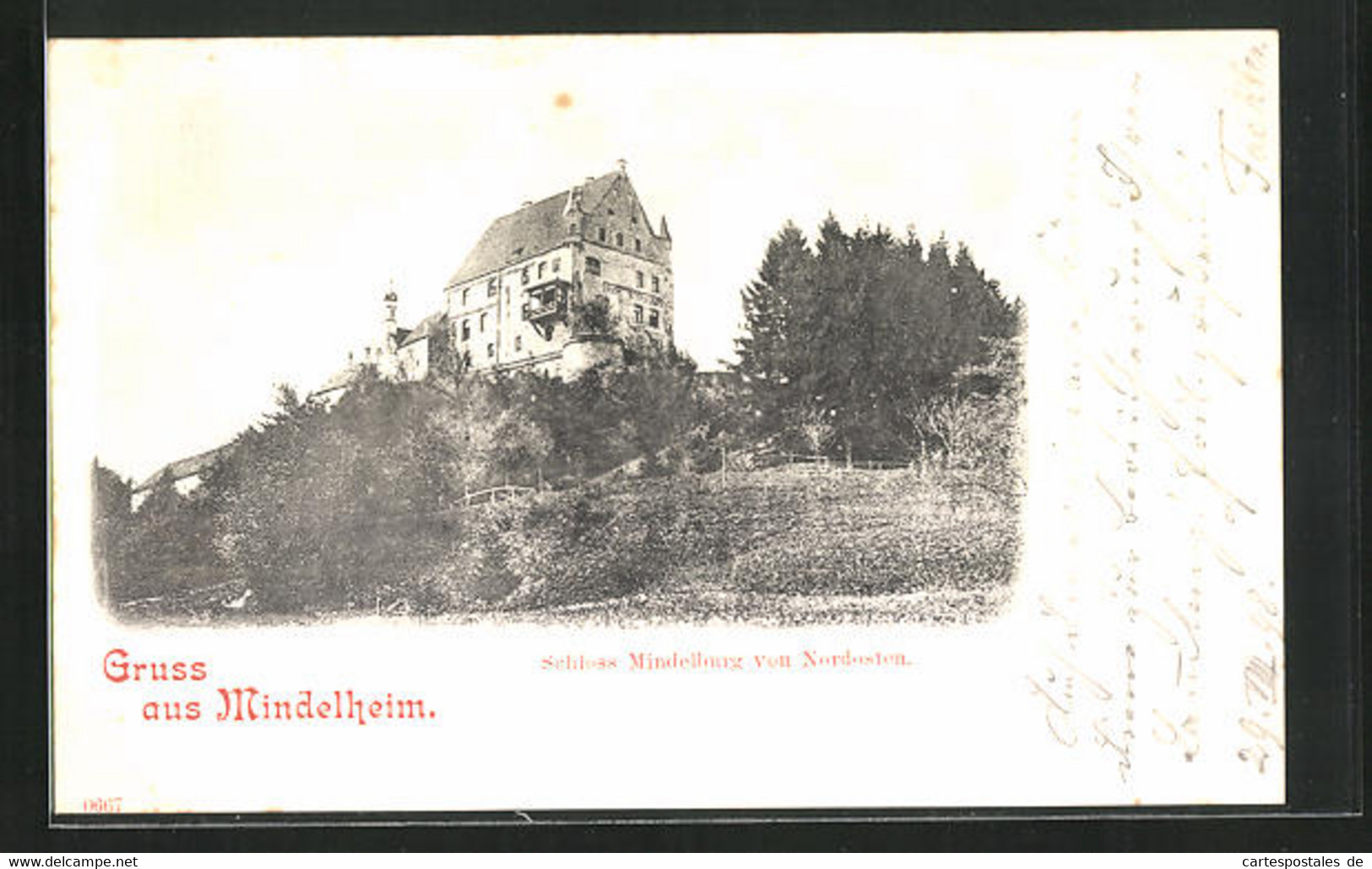 AK Mindelheim, Schloss Mindelburg Von Nordosten - Mindelheim