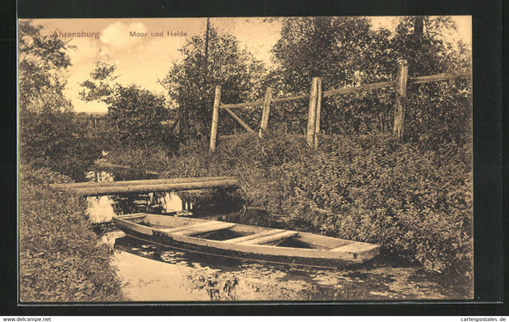 AK Ahrensburg, Moor Und Heide Mit Boot - Heide