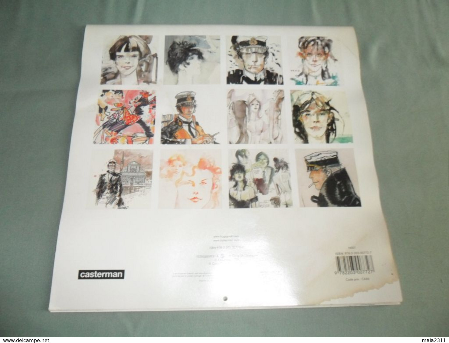 CORTO MALTESE - HUGO PRATT  /  CALENDRIER 2008 ..... / CASTERMAN - Agendas & Calendarios