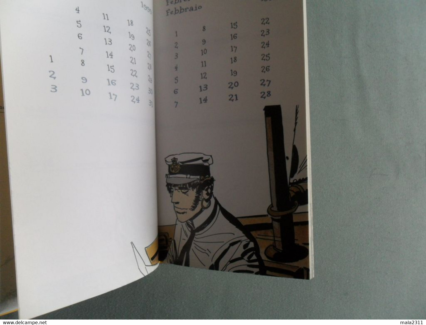 CORTO MALTESE - HUGO PRATT  /  Agenda 1999 Couverture Cartonnée / Dimension 8,5X16,5 Cm. / CASTERMAN - Agenda & Kalender