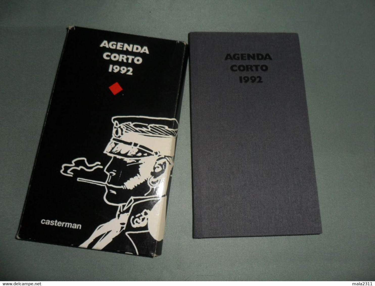 CORTO MALTESE - HUGO PRATT  /  Agenda 1992 Couverture Cartonnée / Dimension 9,5X16,5 Cm. / CASTERMAN - Agendas & Calendarios