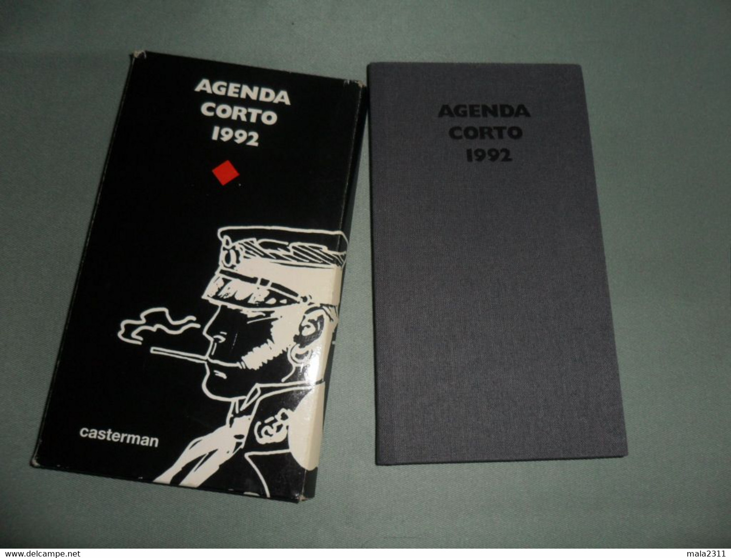 CORTO MALTESE - HUGO PRATT  /  Agenda 1992 Couverture Cartonnée / Dimension 9,5X16,5 Cm. / CASTERMAN - Agende & Calendari