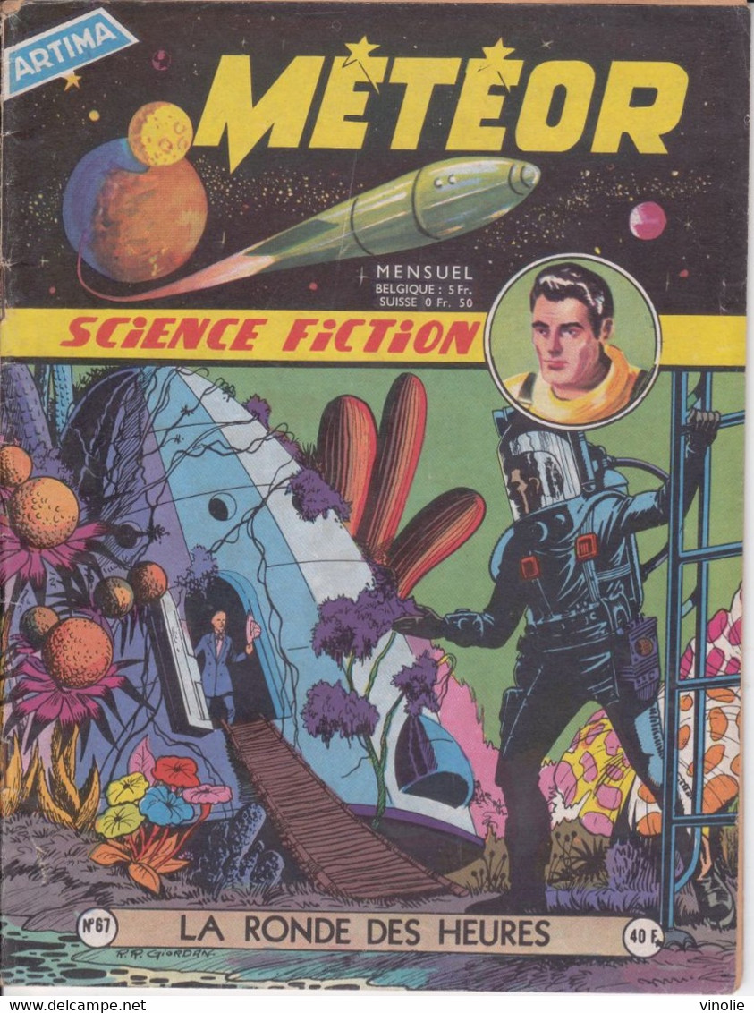 PIE.21-TPL-001. BD. SCIENCE FICTION. METEOR. LA RONDE DES HEURES N° 67 - Meteor