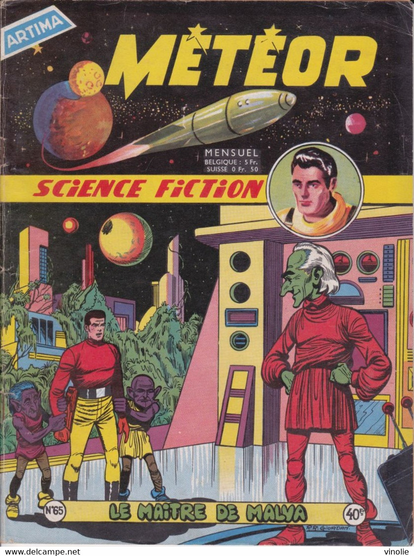 PIE.21-TPL-002. BD. SCIENCE FICTION. METEOR. LE MAITRE DE MALVA. N° 65 - Meteor