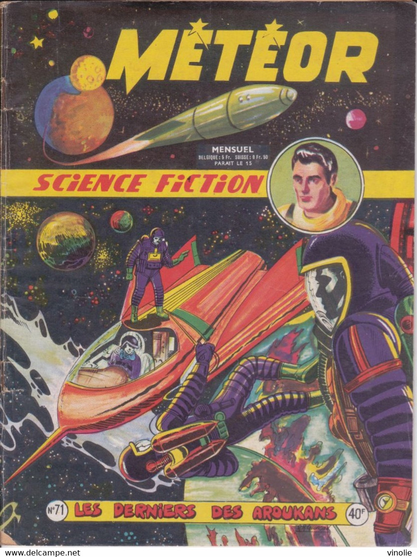 PIE.21-TPL-004. BD. SCIENCE FICTION. METEOR. LES DERNIERS DES AROUKANS N° 71 - Meteor