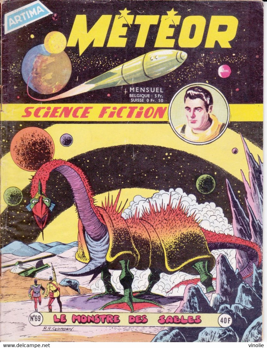 PIE.21-TPL-005. BD. SCIENCE FICTION. METEOR. LE MONSTRE DES SABLES. N° 69 - Meteor