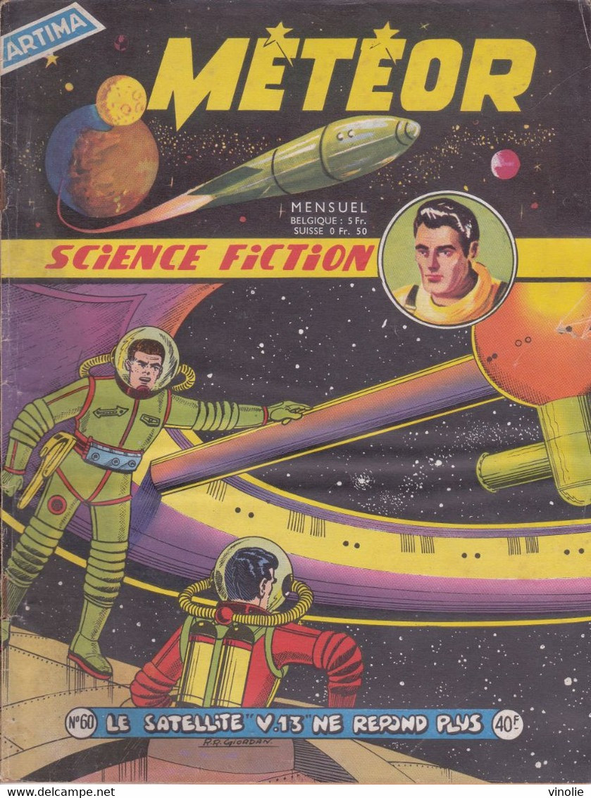 PIE.21-TPL-007. BD. SCIENCE FICTION. METEOR. LE SATELLITE V 13 NE REPOND PLUS. N° 60 - Meteor