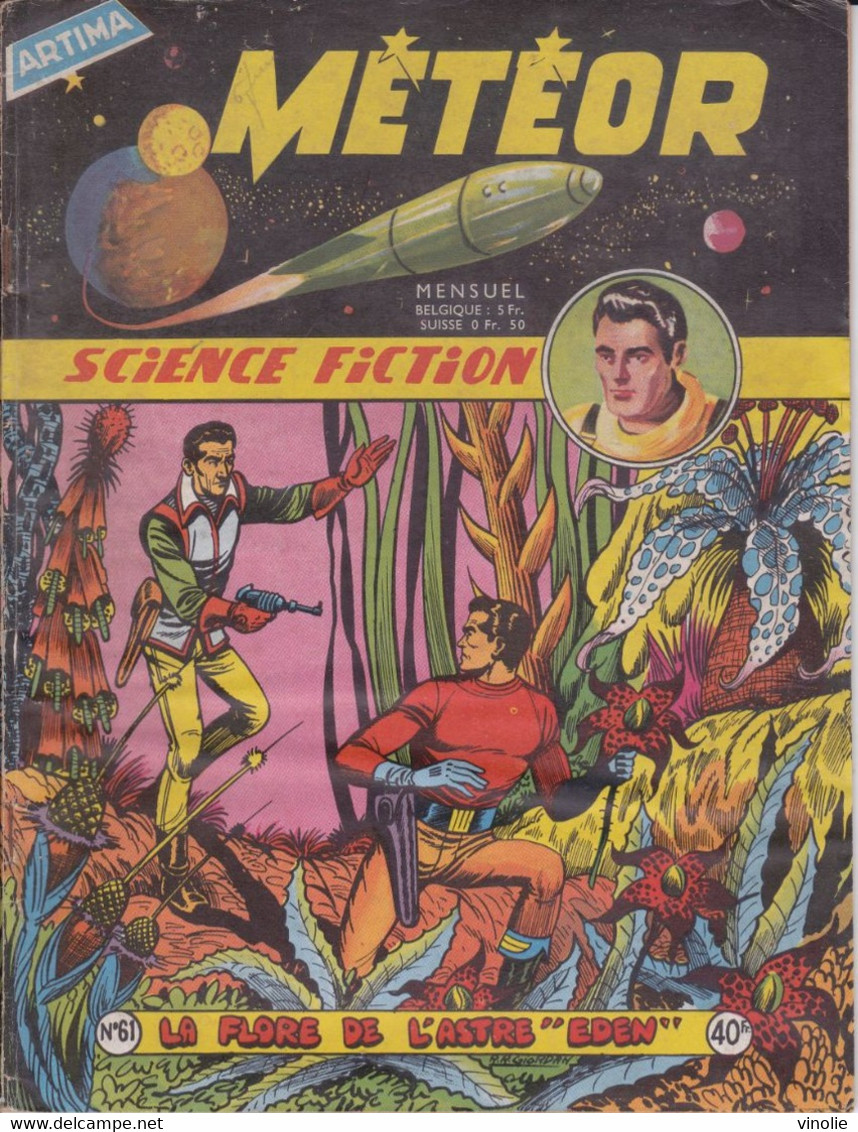 PIE.21-TPL-009. BD. SCIENCE FICTION. METEOR. LA FLORE DE L'ASTRE EDEN. N° 61 - Meteor