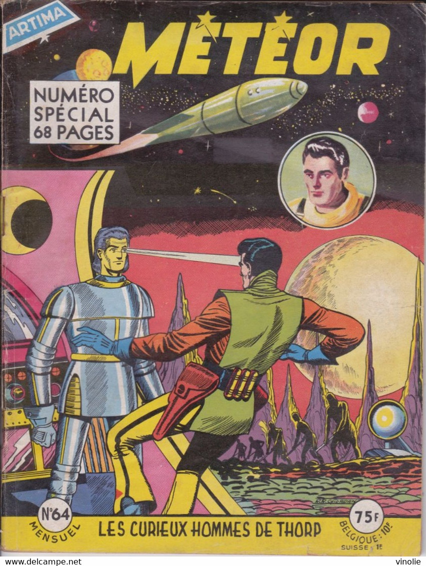 PIE.21-TPL-012. BD. SCIENCE FICTION. METEOR. LES CURIEUX HOMMES DE THORP. N° 64 - Meteor