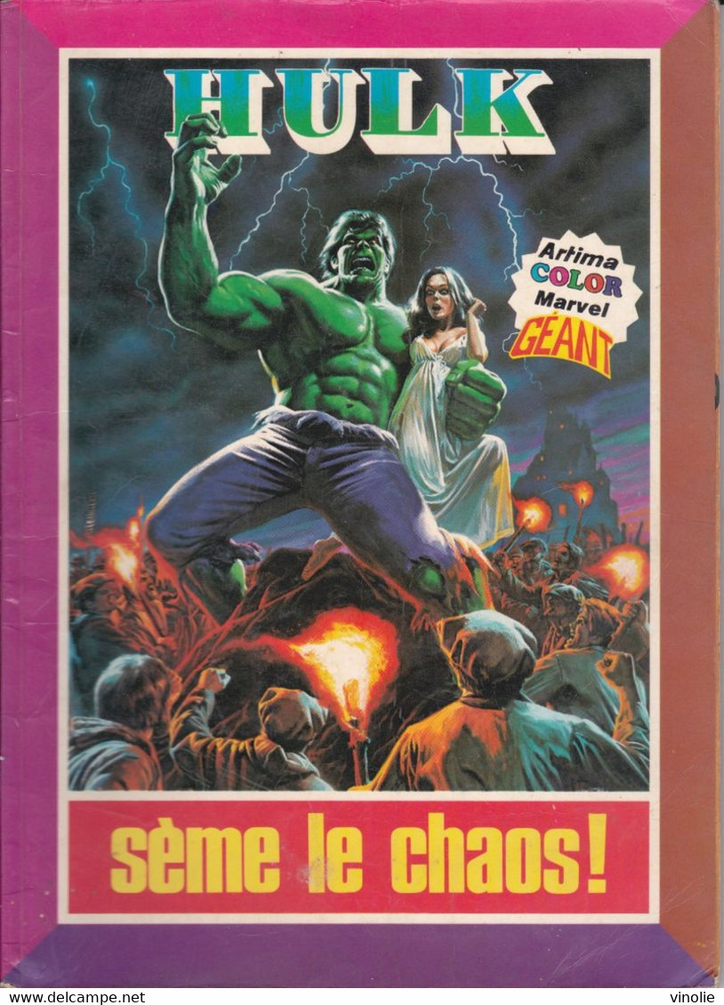 PIE.21-TPL-019. BD. HULK SEME LE CHAOS - Hulk