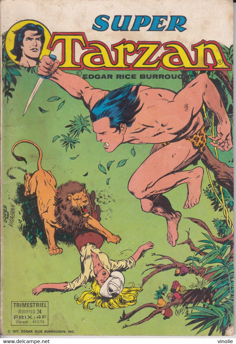 PIE.21-TPL-025. BD. SUPER TARZAN. EDGAR RICE BURROUGHS. N° 24 - Tarzan