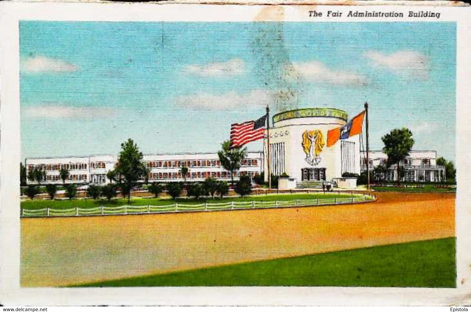 ►  COSMETIC BUILDING Carte De 1939 (recto Verso)  De Dépliant Américain De L'Exposition "New York World's Fair" - Exhibitions