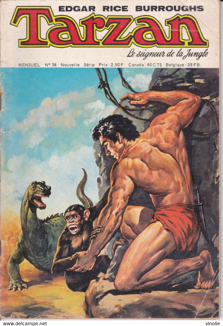 PIE.21-TPL-029. BD. TARZAN. EDGAR RICE BURROUGHS. N° 38 - Tarzan