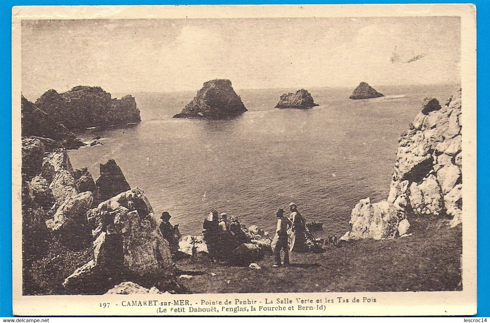 CAMARET SUR MER Pointe De Penhir  La Salle Verte Et Les Tas De Pois N°197 Le Doaré Phot Chateaulin Voir Texte - Camaret-sur-Mer