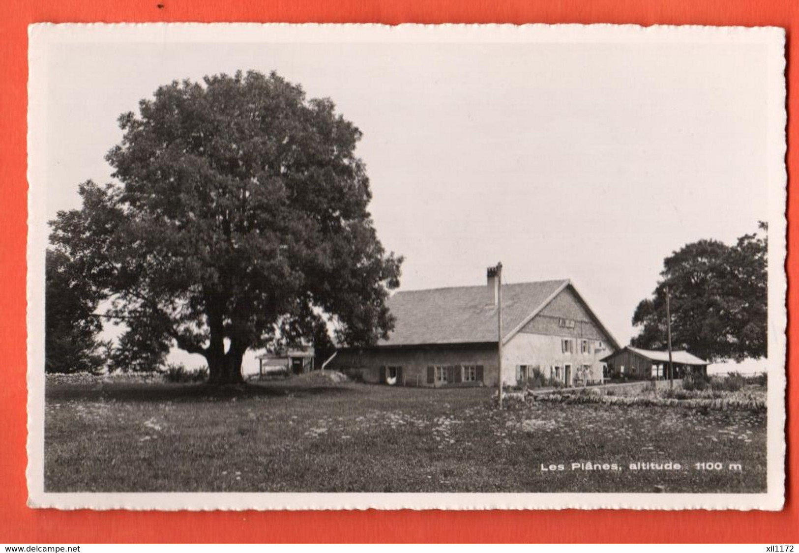 ZOX-33 REstaurant Les Plânes Couvet Val-de-Travers. Carte-Photo Sandretti Sans Numéro. Non Circulé - Couvet