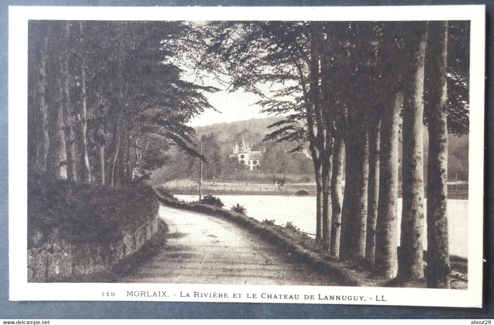 CPA 29 MORLAIX - La Rivière Et Le Château De Lannuguy - LL 119- Réf. R 138 - Morlaix