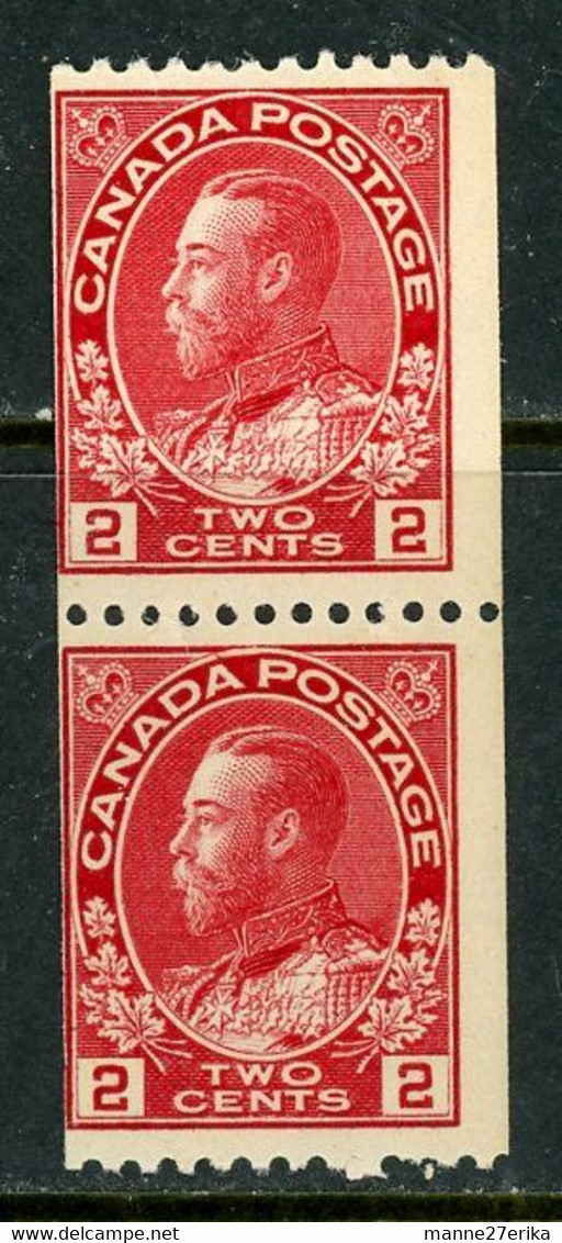 -1915-"Coil Issue" MNH Pair - Roulettes